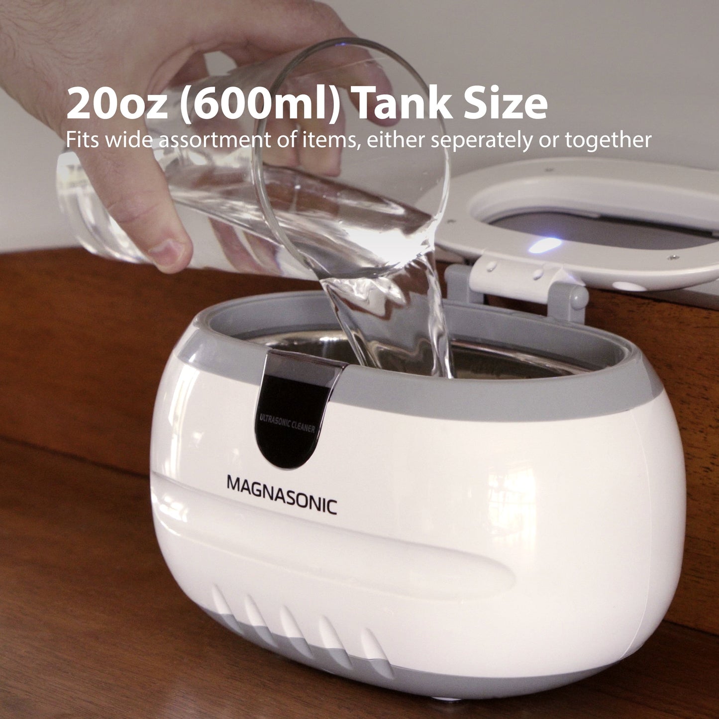 Professional Ultrasonic Cleaner Machine, for Jewelry, Eyeglasses, Dentures, Coins (CD2800)