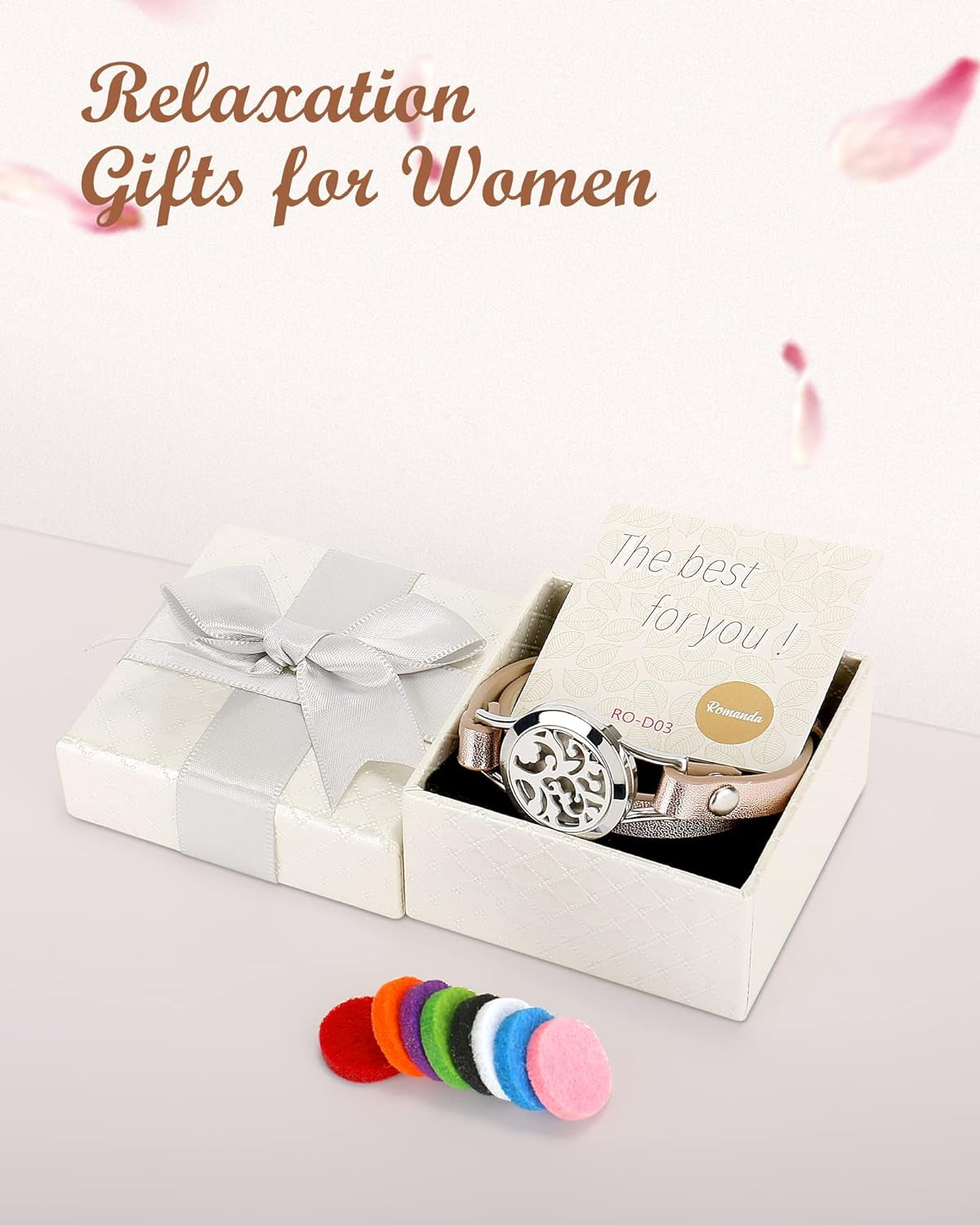 Essential Oil Diffuser Bracelet for Women, Unique Spiritual Gifts for Women, Mom, Daughter, Sister, Wife
