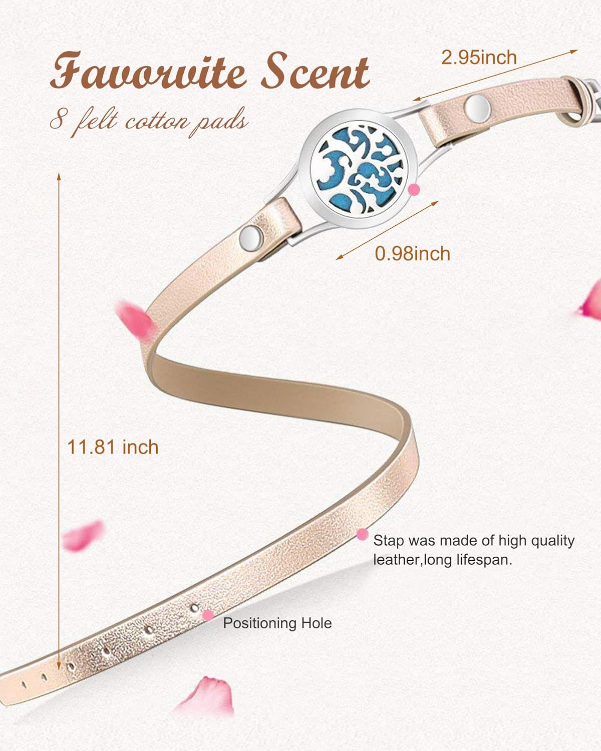 Essential Oil Diffuser Bracelet for Women, Unique Spiritual Gifts for Women, Mom, Daughter, Sister, Wife